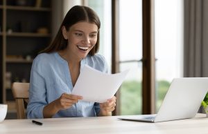 THE ACCEPTANCE LETTER; REALITY HITS