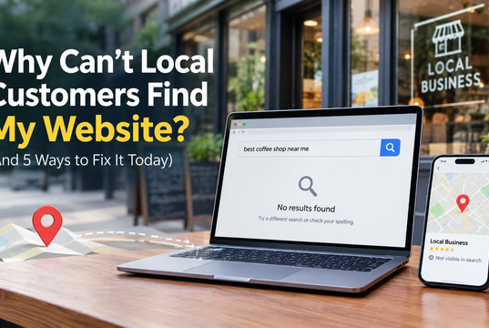 Why Can’t Local Customers Find My Website? (And 5 Ways to Fix It Today)
